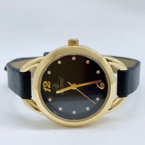 Decree womens Quartz watch gold tone 30mm new battery